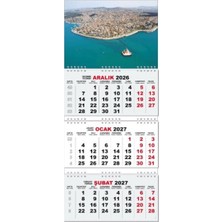 E-Woman 2027 Gemici Duvar Takvimi - Üsküdar