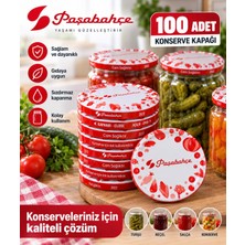 Paşabahçe Karışık Desenli Konserve Kavanoz Kapağı 100 Adet