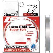 LİNESYSTEM Eging Leader Super Fc 20M Florokarbon Şok Lider Misina (2.0 Pe / 0.243MM)