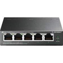 Tp-Link TL-SG1005LP, 4 Port Poe + ile 5 Port Gigabit Masaüstü Switch