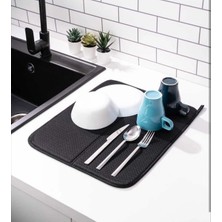 Solingen Bulaşık Matı Süper Emici Bulaşık Kurutma Matı 45X36CM Tezgah Üstü Bulaşık Matı