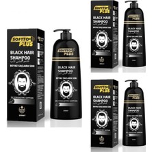Softto Plus Siyahlaştırıcı Şampuan 350 ml x 3 Renk Yoğunlaştırıcı Etki ile Boyalı Saçlar İçin