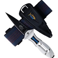 Pelajik Ranger Pro Dalış Bıçağı / Beyaz / Kol Bandı Hediyeli