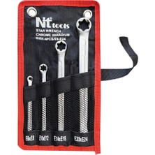 Ülkü E6...E24 4 Parça E-Torx Çıft Uçlu Anahtar