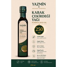 Yazmin Kabak Çekirdeği Yağı 250 ml | %100 Doğal | Soğuk Sıkım | Saf ve Katkısız | Kabak Çekirdeği Yağı | Cam Şişe