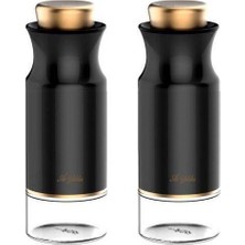 Aryıldız Black Line Gold Yağlık Sirkelik Seti Şık Tasarım 2 Parça Siyah - Altın Renkli Modern Aksesuar