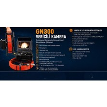 Dilek GN300 Vericili Kanal Gözlem Kamerası -20 Metre
