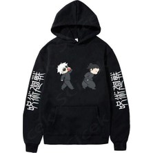 BarsDepo Jujutsu Baskılı Hoodie Sweatshirt %100 Pamuk | Supriz Hediyeli