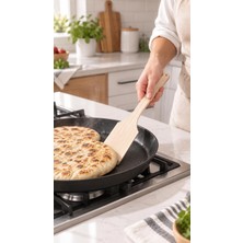 Erçelik Ahşap Hamur Çevirme Spatulası 30 cm Yufka ve Gözleme Spatulası