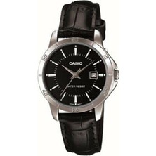 Casio Casıo LTP-V004L-1A Deri Kordon Takvimli Kadın Kol Saati
