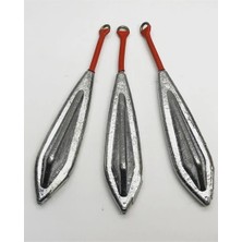 Fish Master FİSH MASTER Surf Kulpsuz Kurşun 40gr 3 Adet Uzun Yapılı Balıkçılık Malzemesi