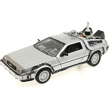 Uravas Store Welly 22441 327-7009 Back To The Future De Lorean Geleceğe Dönüş Bölüm 2 1:24 Model Araba, Kahverengi, Standart