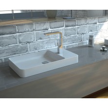 Karen Banyo Award 38*60 Tezgah Üstü Lavabo Modern Tasarım ve Kolay Temizlik Özellikleriyle