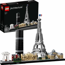 LEGO Architecture 21044 Paris Yapı Kiti 649 Parça Hediyelik Şehir Temalı Koleksiyon