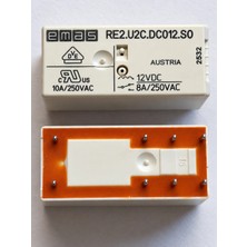 Emas RE2.U2C.DC012 ,12VDC 2A2K/8A Ince-8pin Röle