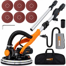 Maxxt MLS820B Alçıpan Zımpara Makinesi 820W 225 mm | Duvar ve Tavan Zımpara Makinesi