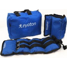 Leyaton El ve Ayak Bilek Ağırlığı 0,5 kg x 2 Adet Ergonomik Tasarım ile Spor ve Fitness İçin Özel Çantalı