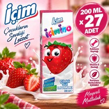 İçim Içimino Çilekli Süt 200 ml x 27 Adet