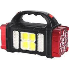 HB-1678 Solarlı USB Çıkışlı Şarjlı 38 Watt Kamp Feneri
