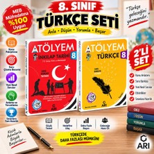 Arı 📚 8. Sınıf Atölyem Türkçe + Inkılap Tarihi 2'li Set