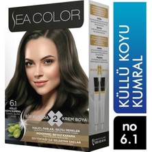 Belirtilmemiş Sea Color Saç Boyası 6/1 Küllü Koyu Kumral