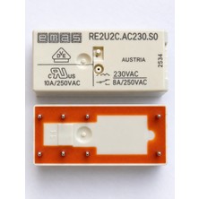 Emas RE2.U2C.AC230 ,220VAC 2A2K/8A Ince-8pin Röle