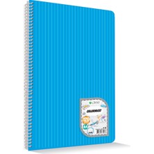 Uninote A5 Colormaxı Kareli Defter 72 Yaprak Renkli PP Kapak 16 Renk Seçeneği
