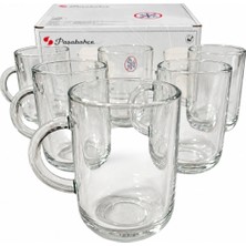 Paşabahçe 55753 V-Blok Iconıc Kulplu Bardak Seti 6'lı 330CC