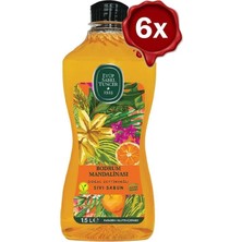 Uravas Store Eyüp Sabri Tuncer Bodrum Mandalinası Doğal Zeytinyağlı Sıvı Sabun 1.5 Litre x 6