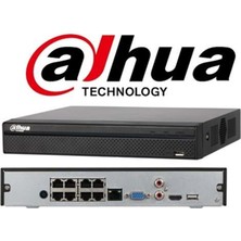 Dahua 8kanal 8mp  1-Diskli Poe Nvr Kayıt Cihazı NVR2108HS-8P-T