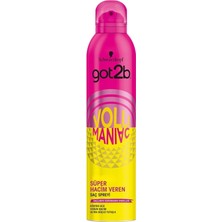 Uravas Store GOT2B Volu Maniac Saç Spreyi, Extra Hacim, 300 ml BNCSMTCSHP1057804