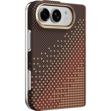 iPhone Ultra Uyumlu Kılıf M-Safe Özellikli Raptic Aramid Skinpro Serenity Serisi Kapak Kahverengi