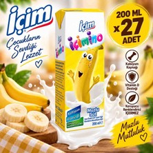 İçim Içimino Muzlu Süt 200 ml x 27 Adet