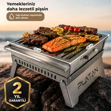 Platan Handy Ones-C Paslanmaz Çelik Katlanır Mangal Küçük Boy