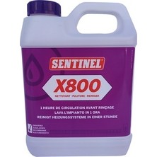 Sentinel X800 Radyatör (Petek) Temizleyici 1 Lt Mor Renkli Hızlı Etkili Temizlik Kimyasalı