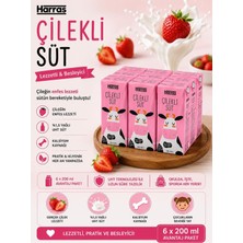 Harras Çilekli Süt 6X200 ml
