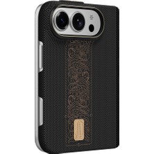 iPhone Duo Kılıf M-Safeli Raptic Aramid Skinpro Rise 24 Ayar Altın Kaplamalı Karbon Kapak Siyah