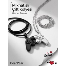 Bear & Pear 2'li Gamepad Oyun Konsolu Mıknatıslı Best Friends Arkadaşlık Kolyesi