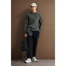 Lufian Erkek Cooper Sweatshirt 112030198 Yeşil