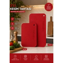 Solingen 2'li Pratik Mutfak Kesme Tahtası Seti - Küçük & Orta Boy Sebze Meyve Doğrama Tahtası