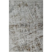 Gümüşsuyu Venita 13596 Yeni Sezon Modern Yüksek Kalite Saçaklı Bej Salon Halısı 160X230