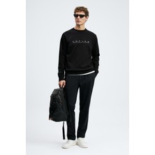 Lufian Erkek Cooper Sweatshirt 112030198 Siyah