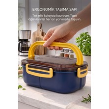 iselahome Bentora 6 Bölmeli Taşınabilir Yemek Kabı Lunch Box Diyet Beslenme Kutusu Saklama Kabı Sefer Tası