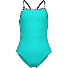 Arena Girl's Solid Swimsuit Kız Çocuk Yüzücü Mayo Yeşil 011033800