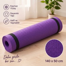 Mınamor 6 mm Mavi Pilates Yoga Minderi Spor Pilates Egzersiz Matı