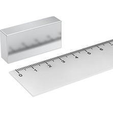 Neodyum Mıknatıs 40X20X10 mm - 1 Adet Çok Güçlü Çekim