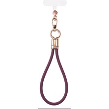 Udemos Adjustable Fashion Serisi Telefon Bilek Askı Ipi Bordo