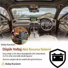 Mobixom 12V-24V Araç Kamerası Hardwire Kiti USB Type-C Uyumlu Gps Destekli Akü Koruma