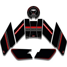 Gp Kompozit Honda XL750L Transalp 2023-2024 Uyumlu Tank Pad Seti Siyah