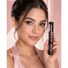Mazhar Ultra Siyah Dolgunlaştırıcı Maskara – Hacim ve Uzunluk Etkili 14 ml
